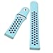 Fitbit Blaze Band, Soft Sport Silicone Replacement Wristband Strap for Fitbit Blaze Smart Watch (S - Teal/Blue)