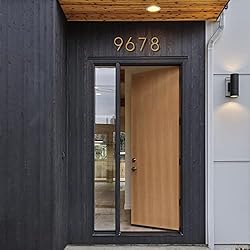 Floating House Number Modern House Numbers 5