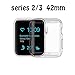 Apple Watch 3 Screen Protector, POHOO iwatch Case TPU All-Around 0.3mm Ultra-Thin Cover for New Apple Watch Series 3 42mm (2017)