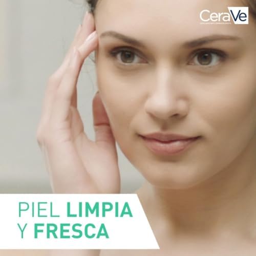 Gel de limpeza espumante, para peles normais a oleosas, remove o excesso de óleo e sujidade, enriquecido com ceramidas essenciais, niacinamida e ácido hialurónico, adequado para rosto e corpo, 473 ml