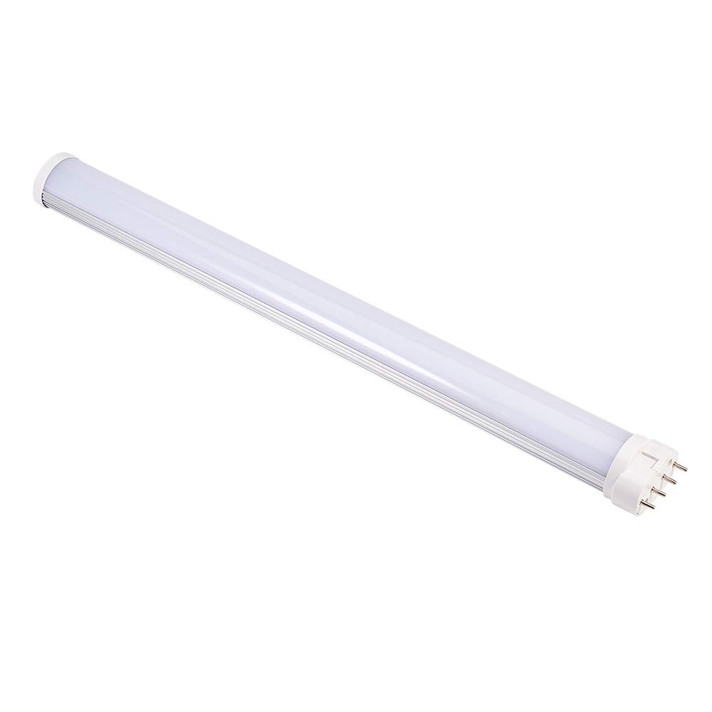 Othmro AC85-265V 18W 6000K LED Light Horizontal Connection Light Tube 2G11 Milky White Cover 1PCS