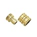 Green Thumb Brass Quick Connector Set for Hose … (3 pack)