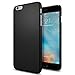iPhone 6s Plus Case, Spigen® [Thin Fit] Exact-Fit [Black] Premium Matte Finish Hard Case for iPhone 6s Plus (2015) - Black (SGP11638)