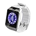 Qiufeng Dz09 Bluetooth Smart Watch SmartWatch with Camera for Iphone and Android Smartphones(white)