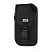Reiko Vertical Rugged Pouch with Buckle Cell Phone Case for iPhone 6/6S Plus - Retail Packaging - Black