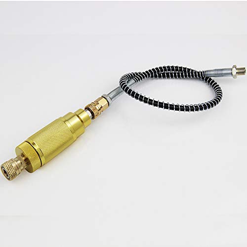 UP100Â® PCP Paintball Airforce Hand Pump 300bar/4500psi M10x1 Water-Oil Separator Free Filter with 50cm Pressure Hose and Quick Couplers (Gold)