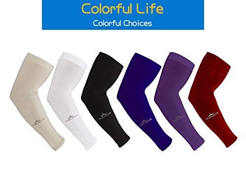 image for SUNITRA Arm Sleeve with UV Protection Cooling in Summer Arm Warmers in