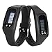 Teresamoon watch , Digital LCD Display Pedometer Step Counter Auto Sleep Watch (Black)