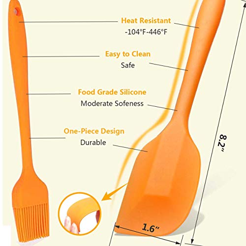 XL Air Fryer Accessories, Set of 14 for Gowise Phillips Cozyna 4.2/4.5/5.5/5.8/6.5/6.8 QT wiith Recipe Cookbook, No Rusting 8'' Cake Barrel, Pizza Pan, 9'' Air Fryer Liners, Silicone Oil Brush, Baking Cups, Plate Gripper - Thumbnail 4