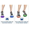 RANCER-Set-of-2-Hedgehog-Balance-Pods-Balancing-Exercise-Stability-Pods-PVC-Hemisphere-Balance-Training-Ball-for-Children-and-Adults-Indoor-Outdoor-Play-Sports-Foot-Massage-Balancing-Therapy RANCER Set of 2 Balance Pods Domes with Pump, Hedgehog Stability Training, Stepping Stone for Children and Adults Indoor…