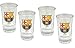 FC Barcelona Shot Glasses - Set of 4 Shot Glasses - Official FCB Product - Great for Any Barca Fan - Features Team Colors and Crest - FC Barcelona Shot Glasses - FC Barcelona Soccer