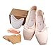 High Quality Ladies Professional Ballet Pointe Dance Shoes With Silica-gel Pointe Shoes Toe Pads (EU40 ( Inside Length 260mm; US7))