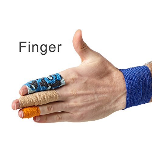 AUPCON Self Adhesive Bandage Wrap Vet Wrap Cohesive Bandages Bulk Dogs Self Adherent Wrap Non-Woven for Pet Animals & Ankle Sprains & Swelling Supply FDA Approved 6 Rolls 2 Inch - Thumbnail 3