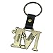 Mickey Mouse Letter M Brass Key Chain