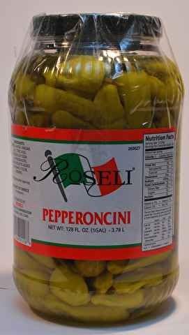 PEPPER, PEPPERONCINI WHOLE IMPORTED GREECE PLASTIC SHELF STABLE