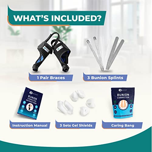 NYPOT Bunion Corrector for Women with 3 Bunion Splints Bunions