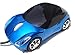 Leegoal(TM) Dark Blue Car Shaped USB Wired Optical Mouse for Notebook Laptop PC