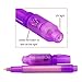 Novelty Place [Spy Pen] Invisible Ink Pen with Built-in UV Light - Magic Marker For Drawing, Secret Message Writing, Currency Checking, Security Marking (Pack of 4)