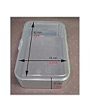 Maymom Small Plastic Box with Hinged Lid for Small Parts, Crafts, Beads, Jewelry and Watch Parts (12 boxes, Clear)