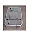 Maymom Small Plastic Box with Hinged Lid for Small Parts, Crafts, Beads, Jewelry and Watch Parts (12 boxes, Clear)