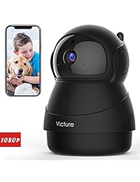 Victure 1080P FHD Pet Camera with WiFi IP Camera Indoor Wireless Security Camera Motion Detection Night Vision Home Surveillance Baby Elder Monitor with 2 Way Audio iOS Android