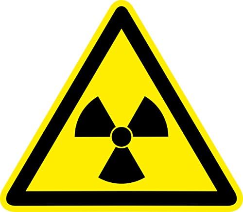 OrangeSlonik Information Sticker 'Danger. Radioactive. '