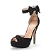 DREAM PAIRS Women's SWAN-08 Ankle Strap Heel Pump Shoes Sandals