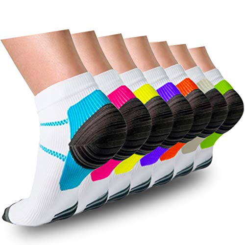 Copper Ankle Compression Socks for Men Women Plantar Fasciitis