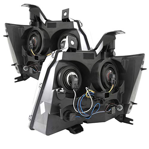 image for AmeriLite Black Replacement Headlights for Chevy Tahoe/Suburban/Avalan