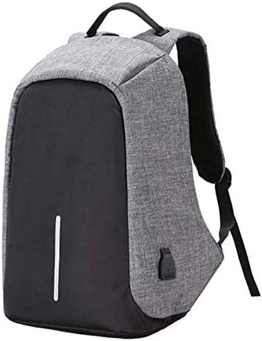 Gulls 15 Ltrs Anti Theft Backpack with USB Charging Port and 15.6 Inch Laptop Pocket (Grey)