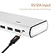 POWERADD 10000mAh Portable Charger External Battery Power Bank with 3 Smart USB Outputs and Flashlight for iPhone 7S 6S 6 Plus, iPad Air/Mini, Samsung Galaxy, Smartphones and Tablets - White