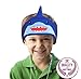 Charlxee Kids Headphones Children Girls Boys Teens Volume Limiting Foldable and Durable Headphone Headband for School, Home and Travel -Blue Shark