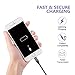 Xcords iPhone Charger 4Pack 3FT 3FT 6FT 10FT Lightning Cable Nylon Braided Charging Cord Compatible with iPhone X 8 7 7 Plus 6 Plus 5 iPad and iPod Nano  --Carbon Black