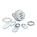 Combi-Cam 7850R-S Combination Cam Lock, 5/8