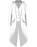 Veste Médiévale Homme Style Steampunk Vintage – Queue De Pie – Grande Taille – Pour Cosplay, Halloween, événements Renaissance – Coupe-vent