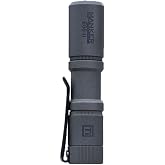 MANKER E05 II (Ti-Stonewashed, Cool White Version, 6500K) Compact Flashlight, High Density 1300 Lumens White LED Emitters, Power by 14500 Battery or AA Battery (No Filter)