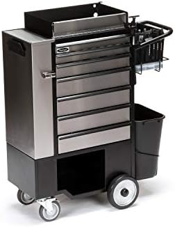 FlexCartTM FC-100WBT Stainless Steel General Maintenance And PM Engineering Cart With Tool Bag Tools