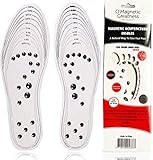 Mindinsole Acupressure Magnetic Insoles Massage Foot Massaging Insole Reflexology Pain Relief Washable and Cuttable for Men and Women (Size:US M(4.5-12.5) W(6-14))
