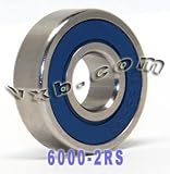 6000-2RS Bearing 10x26x8 Sealed Ball Bearings ID=10mm OD=26mm Width=8mm