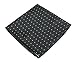 Set of 6 Men's Pocket Squares Solid Color and White Dot Pattern - Bright Colorful Handkerchiefs