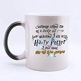 How Obsessed I am With Harry Potter- Funny Magic Morphing Mug 11oz Coffee Mugs or Tea Cup Cool Birthday/christmas Gifts for Men,women,him,boys and Girls-