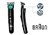 Braun Cruzer 5 Body Shaver, Travel Case with 3 Combs for Precision