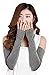 Bellady Women Outdoor Sun Block Soft Long Arm Sleeves Fingerless Gloves