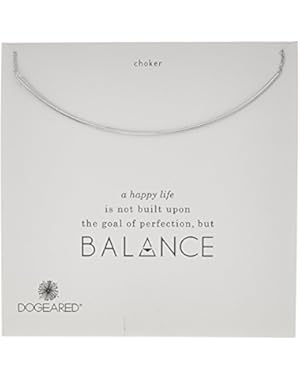 Balance Delicate Bar Choker Sterling Choker Necklace, 16