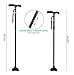 Walking Cane, Self Standing Folding Walking Cane Lightweight Walking Stick with LED Light and Cushion Handle Adjustable Folding Cane for Men and Women