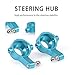 2PCS RC Car Steering Hub Metal Steering Cup for WLtoys A959-B A979-B 1/18 RC Car Partsthumb 3
