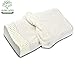 ALPHA LATEX Latex Pillow, Contoured Pillow Thailand Natural Latex Organic Pillow Neck Pain Bed Pillow for Sleeping - Low&High Ergonomic Contour Design for Back &Side Sleepers