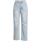 No Boundaries Super High Rise Relaxed Fit 90's Light Wash Jeans (7)