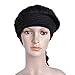 Vbiger Women's Winter Beanie Berets Hat (Black)