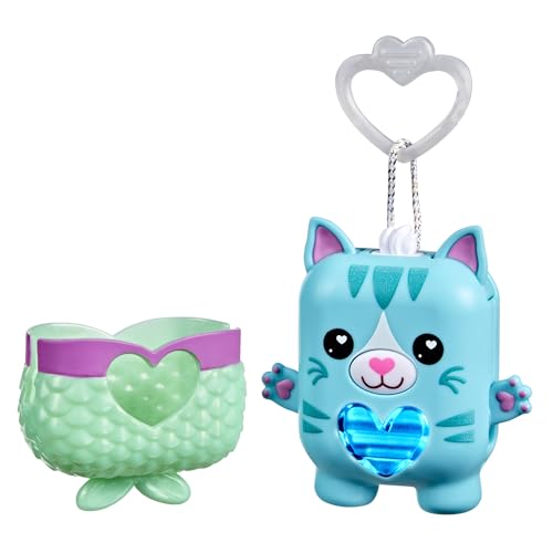 NANO-MALS Pawtricia The Blue Kitty, Electronic Pet Cat, 70+ Responses, Interactive Fidget Toys for Girls & Boys, Kids Christmas Stocking Stuffer Gifts, Ages 5+ ​